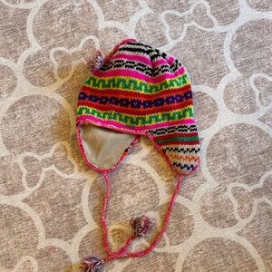 Free People Vibrant Knit Earflap Hat